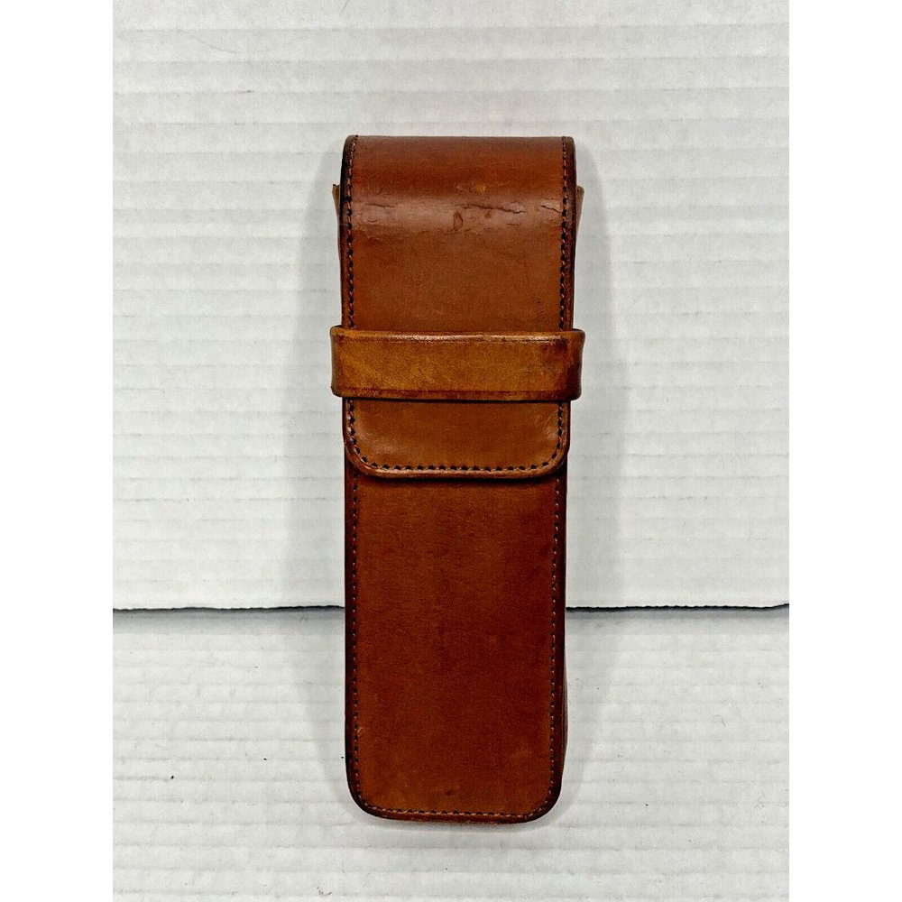Rare Vintage Coach Brown Leather pen Case